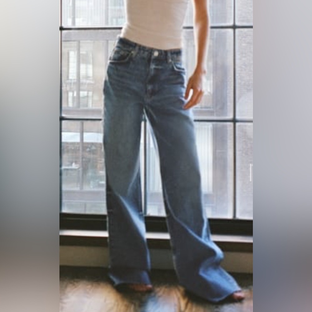 NWT Zara Wide Leg Jeans